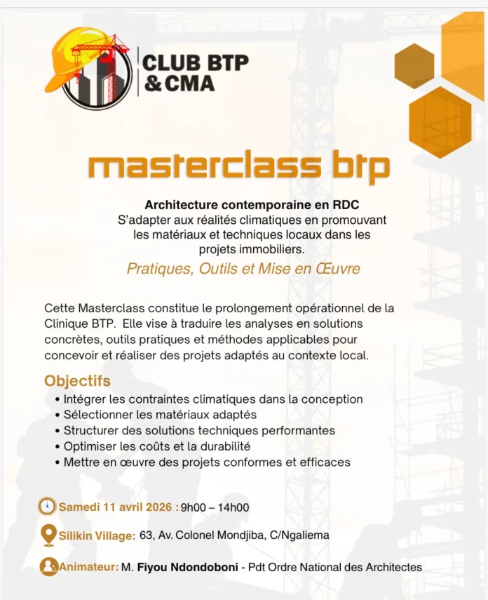 Photo Clinique BTP : repenser l’architecture contemporaine en RDC face aux réalités climatiques